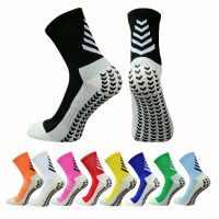 2021 Men Socks Sport Anti-Slip Cycling Socks High Quality Breathable Thickened Towel Bottom Soccer Football Socks calcetines