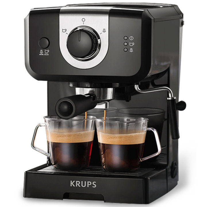 German Krups Italian semiautomatic coffee machine home mini American