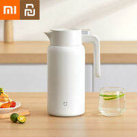 Xiaomi Mijia 1.8L ฉนวนกันความร้อนกาต้มน้ำ6H เก็บรักษาความร้อนเย็นล็อค316L สแตนเลสภายในหม้อน้ำร้อนในครัวเรือน