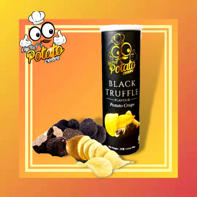 [พร้อมส่ง]Mychef Black Truffle Flavor Potato Crisps มันฝรั่งรสเห็ดทรัฟเฟิล ขนาด160กรัม