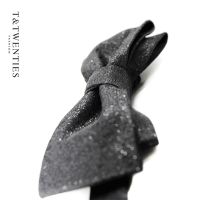 Designer star yarn black bow tie for men wedding wedding groom best man suit dress bow tie baby tie Boys Clothing