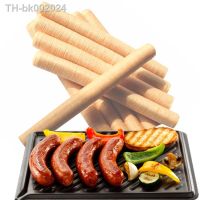 ◈♈ 14mx17mm Collagen Casings Skins Roast Sausage Collagen Casings for Making Smoked Roast Sausage Dried Sausage Hot Dog 1PC