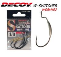 ตัวเบ็ดเท็กซัส DECOY W-SWITCHER WORM 102 ตัวเบ็ดเกี่ยวเหยื่อยาง