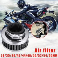 【cw】Motorcycle accessories Universal Motorcycle Scooter Steel Air Intake Breather Cleaner＋Clamp 48mm 52mm Filters Replacement Filter Mini X5F9 !