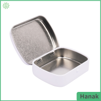 Hanak ชุดอุปกรณ์เอาชีวิตรอดกล่องเก็บของพับโลหะสีเงินสีดำขนาดเล็กสำหรับใส่กุญแจลูกกวาด