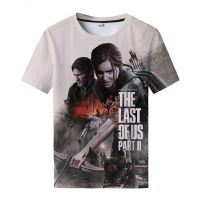 The Last Of Us Part II T-Shirt Game 3D Printed Streetwear Men Women Fashion Oversized T Shirt Harajuku Cosplay Tees Tops Clothes