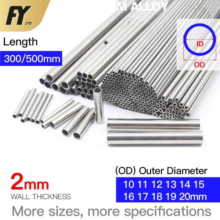 Fuyi Aluminum Tube Mm Wall Thickness Mm Od Straight Mm Mm Long Round Smooth