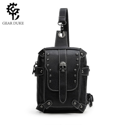2023 New Bags Womens European And American Foreign Trade Steampunk Shoulder Bag Womens Motorcycle Mobile Phone Wallet Underarm Bag