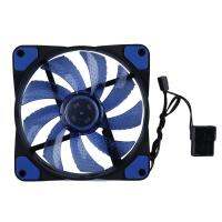 Pc Computer 120mm Cooling Fan with 4ea Led 8cm Silent DC 12V 15 LEDs Luminous Molex 4D Plug Axial Fan Easy Installed