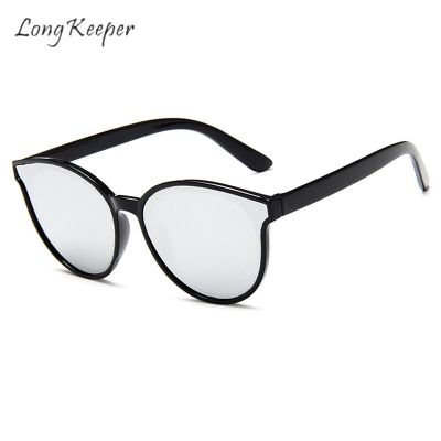 Long Keeper Sunglasses Cat Eye Kids Girl Boy Children Sun Glasses PC Frame Clear Len UV400 Eyeglasses Eyewear Fashion Outdoor