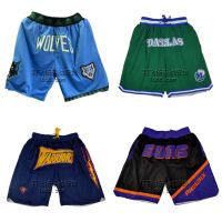 Timberwolves 2022 NEW Nba Jersey Basketball Shirt Mens Just Don Justin Pocket Pants Embroidered Shorts Y727