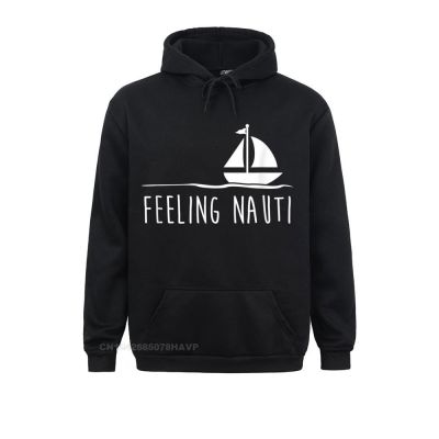 Sudadera con capucha de manga larga para mujer, ropa deportiva con estampado de velero Feeling Nauti, ideal para regalo de verano y otoño, gran oferta, 2021