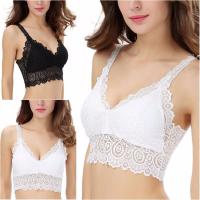 MP0Y เซ็กซี่ ดอกไม้ บิกินี่ เสื้อกั๊ก บราลูกไม้ เสื้อครอป Bralette Bustier เสื้อชั้นในถักโครเชต์