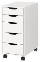 ALEX Drawer unit, white 36x70 cm (อเล็กซ์ ตู้ลิ้นชัก, สีขาว 36x70 ซม.)