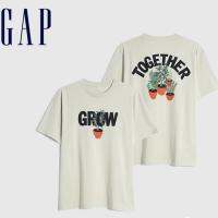 CODxdrrf5157 READY STOCK [Artist Collaboration] Gap Menswear Couple Cotton Short Sleeves Summer New Short Sleeve T-Shirt Personality Trend Couple Boutique