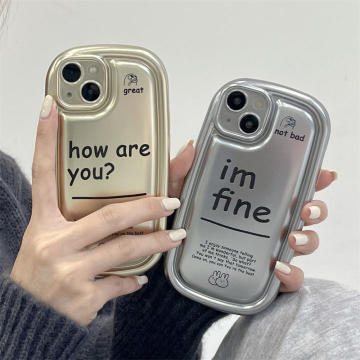 เคสโทรศัพท์ภาษาอังกฤษแบบง่ายสำหรับ-iphone14-กล่องขนมปังสร้างสรรค์สำหรับ-iphone12promax-เคส-air-cushion-anti-drop-สำหรับ-iphone13-เคสโทรศัพท์เคลือบเงาสีเงินสำหรับ-iphone-11-ซองใส่โทรศัพท์มือถือซิลิโคนส