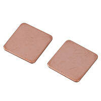 2 x 0.8mm Thick Heatsink Thermal Pad Copper Shim for Laptop CPU GPU