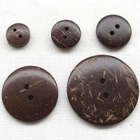 10/12/22/30/38MM Natural Coconut Buttons Diy Sewing Garment Accessories Wooden Flatback button for Scrapbooking Decoration Haberdashery