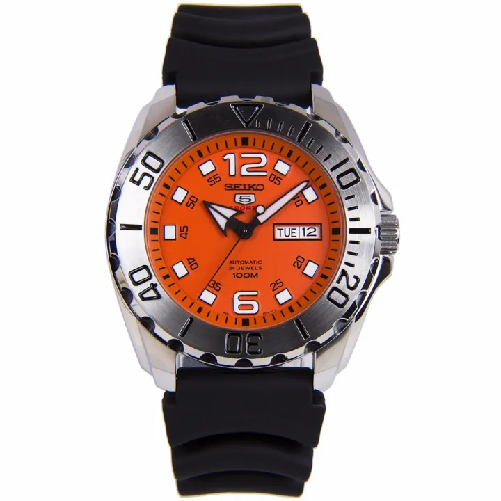 Seiko 5 Sports SRPB39K1 Automatic Baby Monster Rubber Strap Men's Watch |  Lazada Singapore