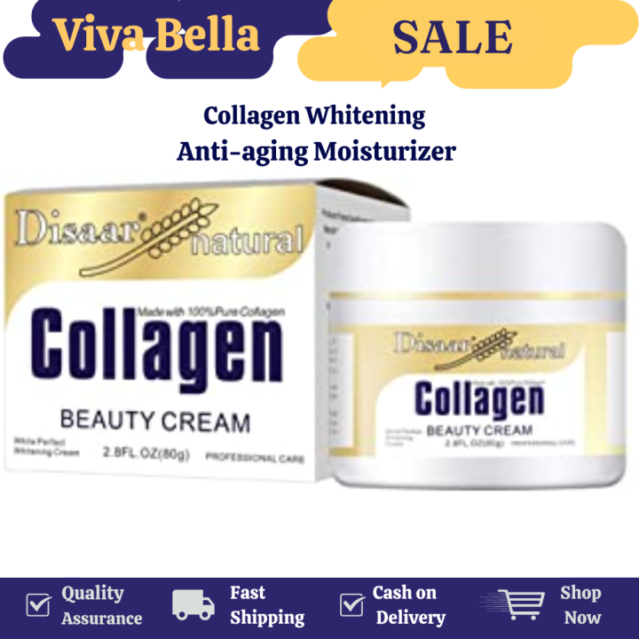 Viva Bella 80g Original Natural Disaar Beauty Collagen Face Skin Cream ...