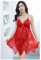 NEW 2019 Women sexy lingerie see through sex sleepwear ladies lace strap Slips