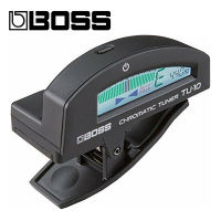 BOSS TU-10-BK Clip-On Color Display Chromatic Instrument Guitar Bass Tuner
