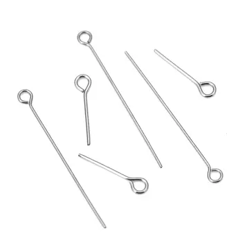 100Pcs/Lot Stainless Steel Headpin Diy Jewelry Accessories