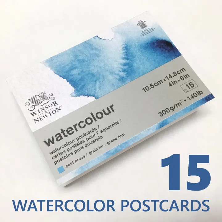 Winsor & Newton Watercolor Postcards 4 x 6 inches, 15 sheets, COLD ...