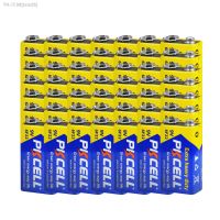 tzle25 50PCS PKCELL 9V battery 6F22 primary single use battery Super Zinc Carbon Batteries Pinpointer Metal Detector Multimeter