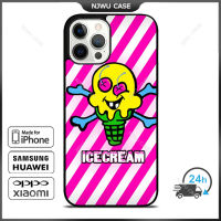 Billionaire Boys Club Icecream Phone Case for iPhone 14 Pro Max / iPhone 13 Pro Max / iPhone 12 Pro Max / XS Max / Samsung Galaxy Note 10 Plus / S22 Ultra / S21 Plus Anti-fall Protective Case Cover