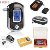 LAMJAD Professional Digital Breath Alcohol Tester Breathalyzer with LCD Dispaly with11 Mouthpieces AT6000 Hot Selling