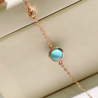 New Fashion Trend Luxury Bead Bracelet For Women Green Malachite Red Agate Blue High Grade Rose Gold Brand Jewelry Shining