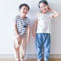 Leeya กางเกงขายาวเด็ก Comfort Fit ขายาวเด็ก Kids Long Pants Unisex ผลิตจากผ้าคอตตอน 100% ผ้านุ่มใส่สบาย