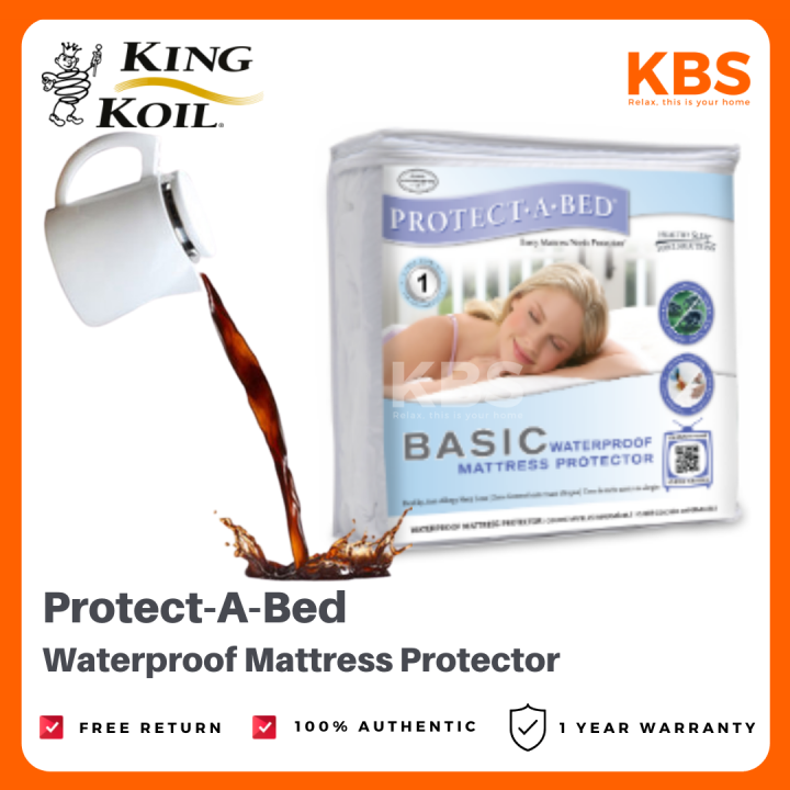 (FREE Shipping) KING KOIL Protect A Bed 100 Authentic Basic Waterproof