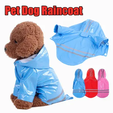 Amazon.com : Pet Dog Rain Coat Clothes Puppy Casual Cat Raincoat Waterproof  Jacket Outdoor Rainwear Hood Apparel Jumpsuit Pet Supplies (Color : Yellow,  Size : M) : Pet Supplies