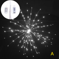 Solar Powered Led Dandelions Gaya Rentetan Cahaya Percikan Bukti Tanah Lampu untuk Taman Halaman Lampu Tali Lampu Krismas