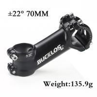 Bucklos ก้านจักรยานน้ำหนักเบามาก7/17/22องศาจักรยานภูเขาถนน60/70/80/90/100Mm Mtb Bike Power 31.8Mm Handlebar Part