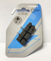 ผ้าเบรค คาร์บอน เสือหมอบ สำหรับ ล้อคาร์บอน ASHIMA THINNER REPLACEMENT BRAKE PADS FOR CARBON RIMS