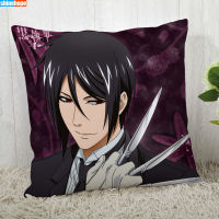 Black Butler Pillow Cover Customize Pillowcase Modern Home Decorative Pillow Case For Living Room 45X45cm,40X40cm