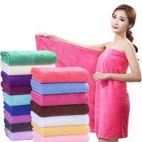 Towel ผ้าขนหนูนาโน สีพื้น 70x140 ซม. ผ้าเช็ดตัว  มี 9 สี ผ้าเช็ดตัวนาโน