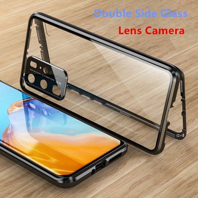 「Enjoy electronic」 Double Sided Glass Magnetic Case For Huawei P30 P40 Pro Lite Lens Camera For Mate 30 20 Pro Nova 7 6 Pro Se Honor 30 X10 Cover