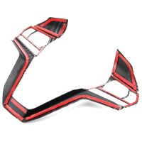 Steering Wheel Cover Trim Carbon Fiber Steering Wheel Frame for D-MAX 2021 2022