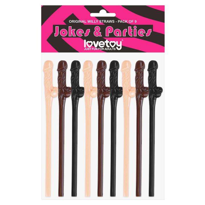 Lovecorner Pecker Shaped Straws Assorted B Naughty Ts Naughty Toys Sex Toys Adult Toys