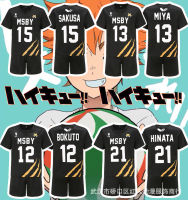 Haikyuu!! cos ชุด Wuye วิทยาลัย cos ชุดหมาป่าสีดำชุดทีมชุดแขนสั้น อะนิเมะCosplay Haikyuuกีฬาเจอร์ซีย์Nekoma Highเสื้อโรงเรียนกางเกงวอลเลย์บอลเครื่องแบบสโมสรKenma Kozume Kuroo Tetsuroชุดคอสเพลย์ผู้หญิง