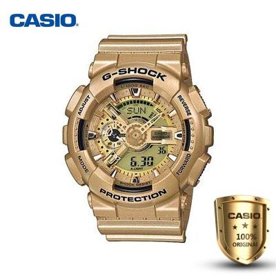 CASIO G-SHOCK นาฬิกาข้อมือผู้ชาย รุ่น GA-110GD-9A Gold