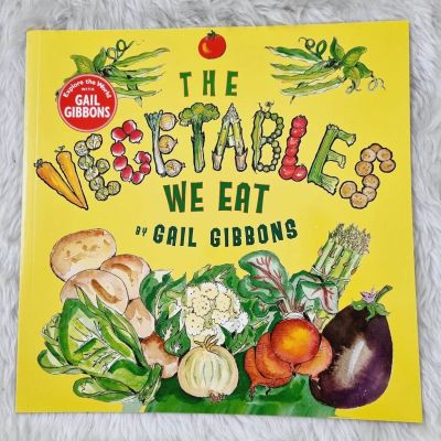 [หนังสือ เด็ก]The Vegetables We Eat Paperback – Illustrated, January 2, 2008 by Gail Gibbons (Author) ของแท้ #RARE #ความรู้ #ผัก