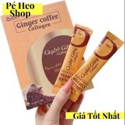 Hộp 12 Gói Cà Phê Gừng Collagen Queen Giảm Cân , Đẹp Da