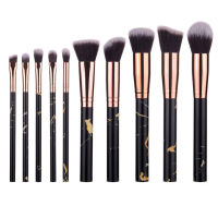 10Pcs ชุดแปรงแต่งหน้า Marble Blush Powder Foundation Brush Eye Shadow คอนซีลเลอร์แปรงความงามเครื่องสำอาง Make Up เครื่องมือ Maquiagem