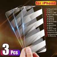 yqcx001 sell well - / 3 Pcs/pack Tempered Glass Screen Protector for Iphone X XS 11 Pro Max XR 6 7 8 Plus IPhone SE 2020 Protective Front Film