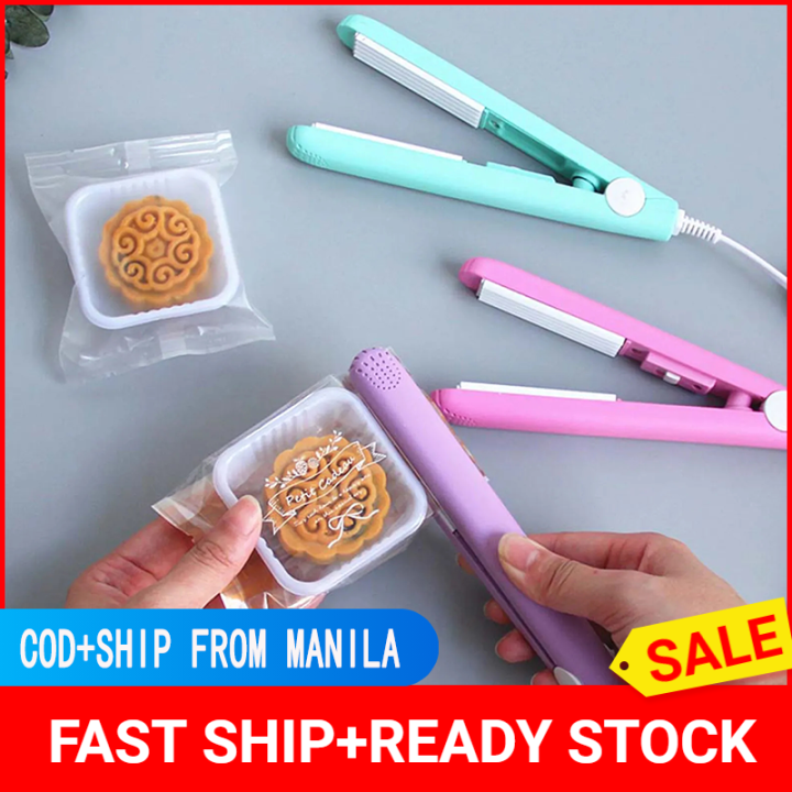Mini Portable Heat Sealing Machine Food Vacuum Sealer Seal Packing